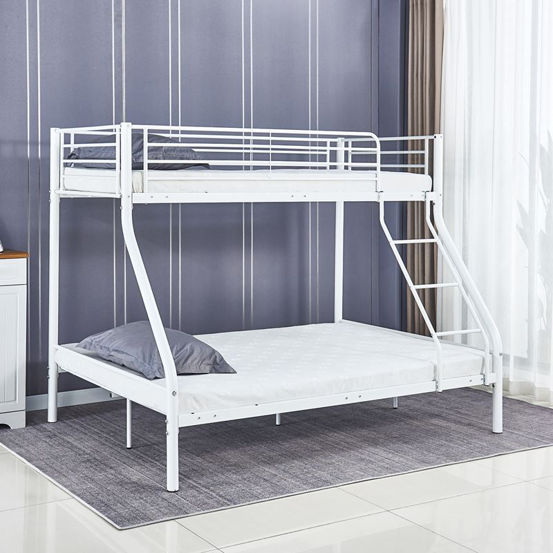 Легло, DOUBLE Deck Bed, Бял, Метал, 145х200х160см.