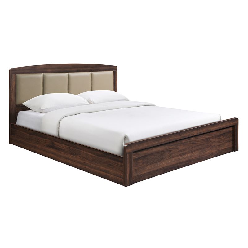 Легло, CALIBER, Орех, Мдф, 158х210х100см.