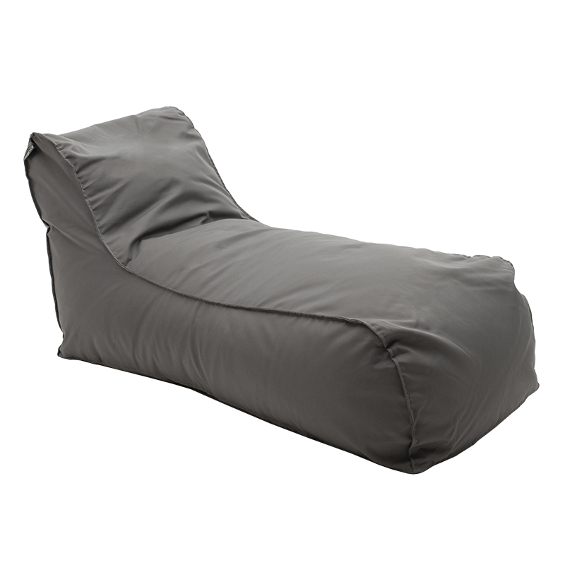 Пуф, Bean bag lounger Lara, Антрацит, Текстил, 60х150х40см.