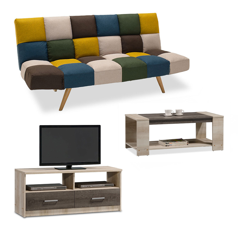 Комплект мебели, Lounge 3, Кастило-торо, Пластмаса