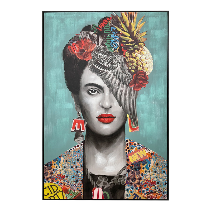 Картина, Frilo, Многоцветен, Канава, 80х3х120см.