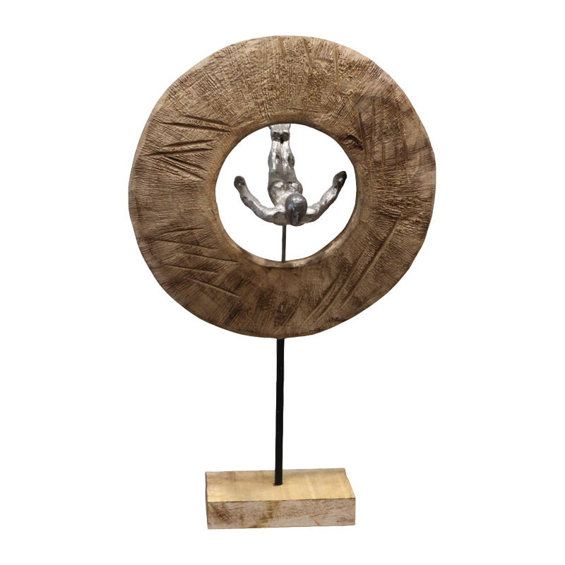 Декорация, Manny Inart, Натурален, Дърво, 31х18х50см.