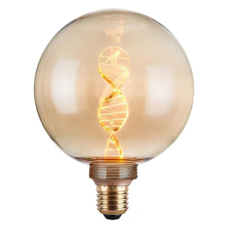 Крушка, RN-DNA G125 Bulb, Мед, Стъкло, 12.5х12.5х16.4см.