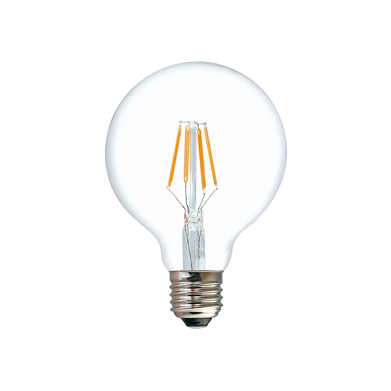 Крушка, LED лампа, Прозрачен, Стъкло, 800х800х1200см.