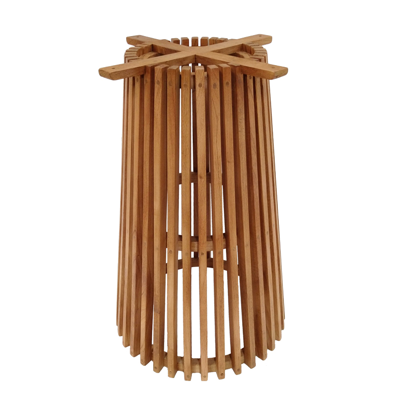 Основа за маса, Galy, Натурален, Дърво, 60х60х90см.