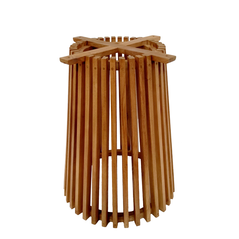 Основа за маса, Galy, Натурален, Дърво, 60х60х75см.