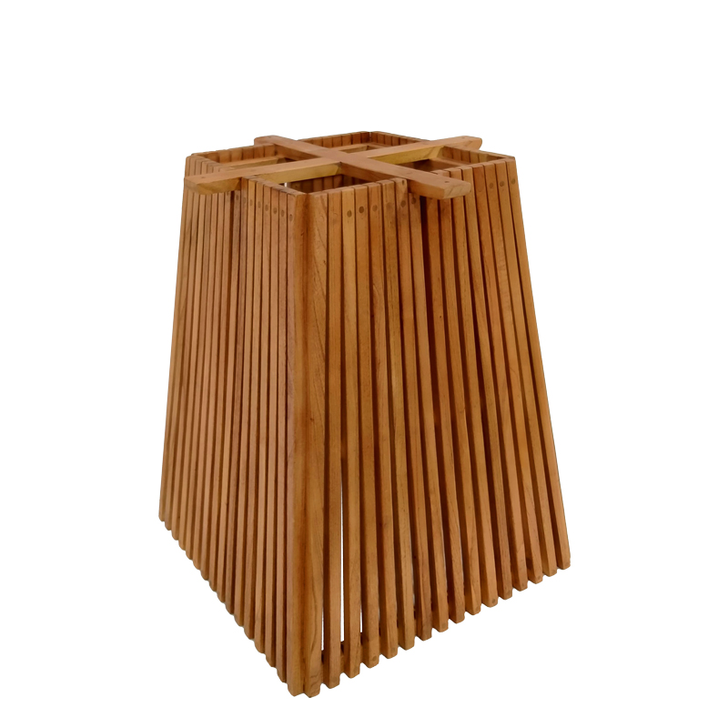 Основа за маса, Darius, Натурален, Дърво, 60х60х75см.