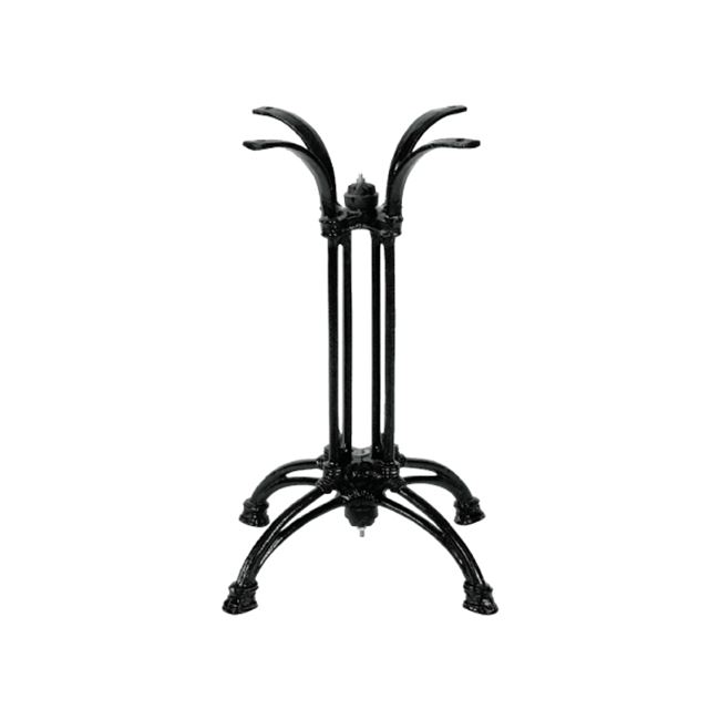 Основа за маса, Astu, Черен, Чугун, 42х42х72см.