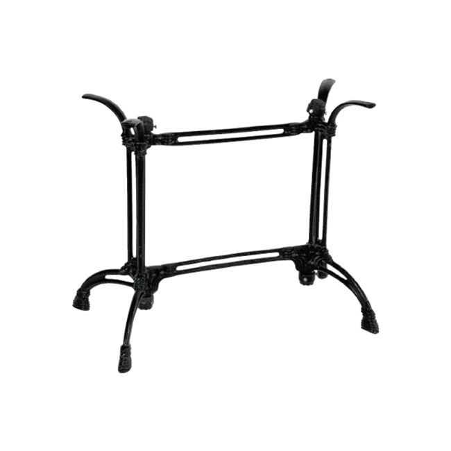 Основа за маса, Черен, Чугун, 82х50х71см.