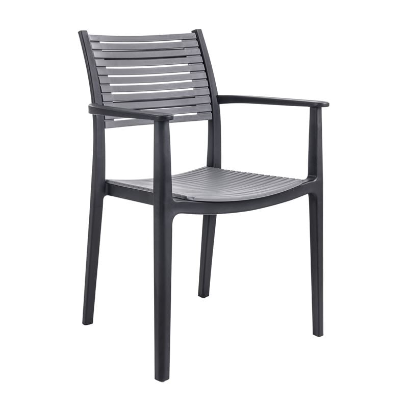 Фотьойл, AKRON, Сив, Пластмаса, 60х55х85см.