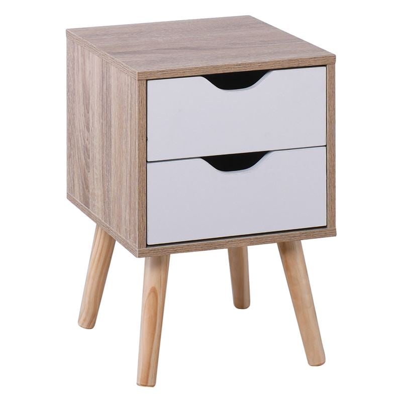 Нощно шкафче, ALINA, Натурален, Мдф, 29х29х44см.