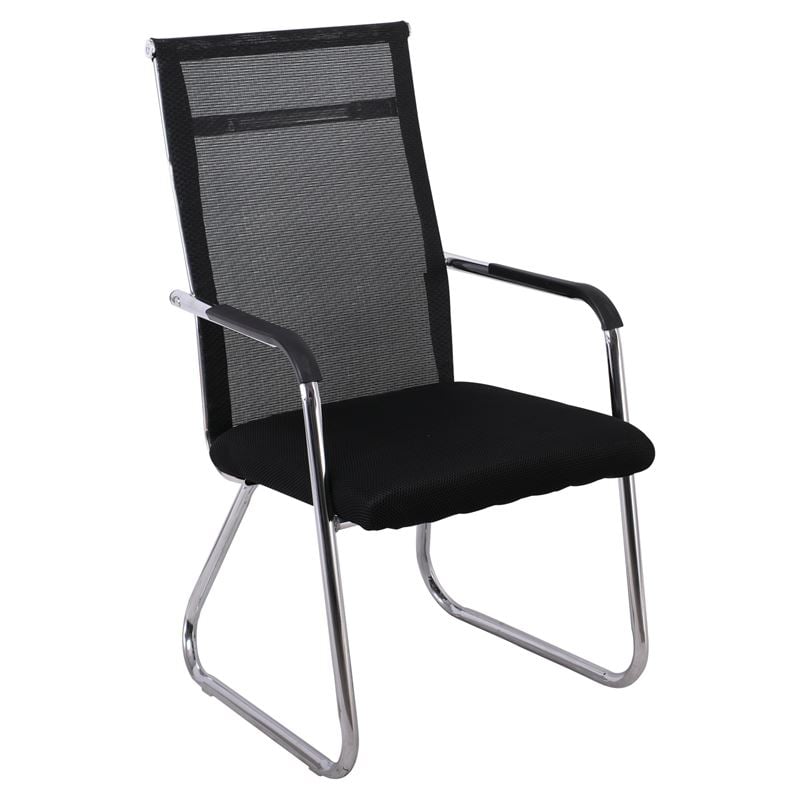 Стол, ALTA, Черен, Метал, 54х64х100см.