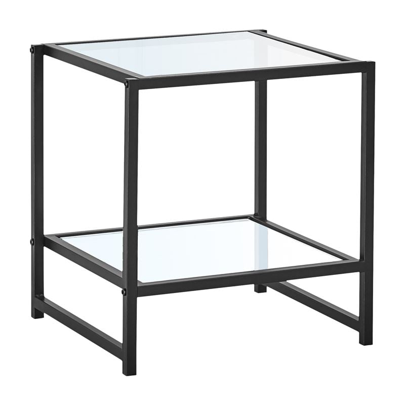 Помощна маса, ATOS Side Table, Черен, Метал, 48х44х50см.