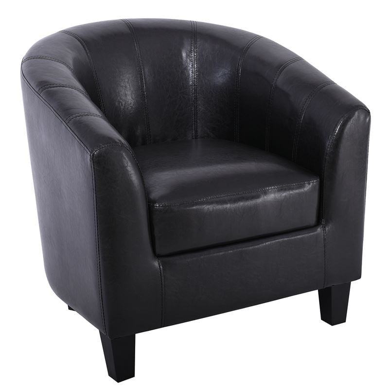 Фотьойл, BOGA, Кафяв, Изкуствена кожа, 77х70х77см.