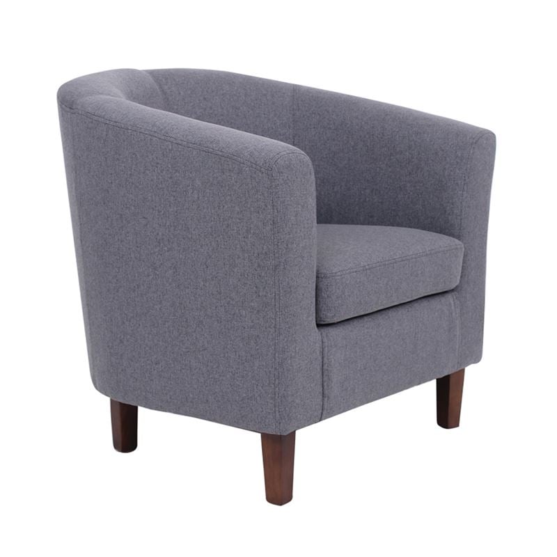 Фотьойл, BOGA, Сив, Текстил, 75х73х74см.