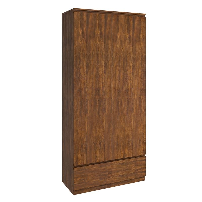 Гардероб, BORNEO, Орех, Мдф, 80х40х180см.