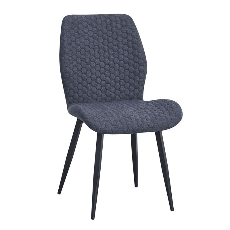 Стол, CLARA, Сив, Текстил, 50х62х87см.