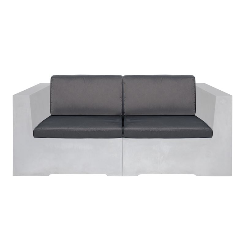 Комплект възглавници, Set 2-seat Sofa Cushions, Сив, Текстил, 67х66х67см.