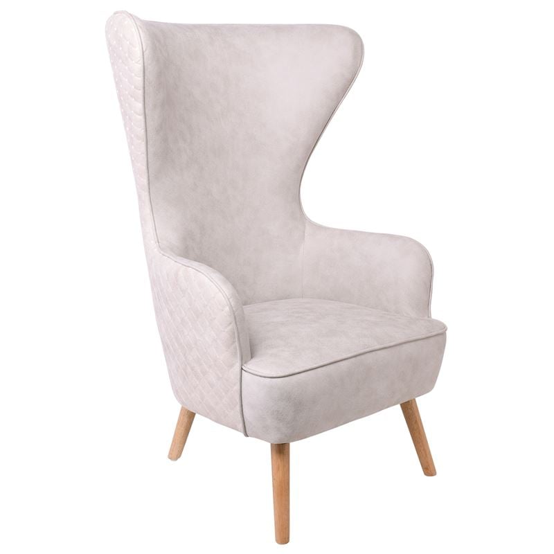 Фотьойл, DOVELA, Кремав, Текстил, 77х82х120см.