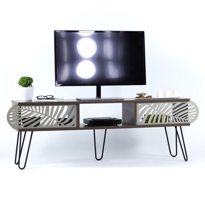 ТВ шкаф, NUCK WELL, Орех, Пдч, 151х30х48см.