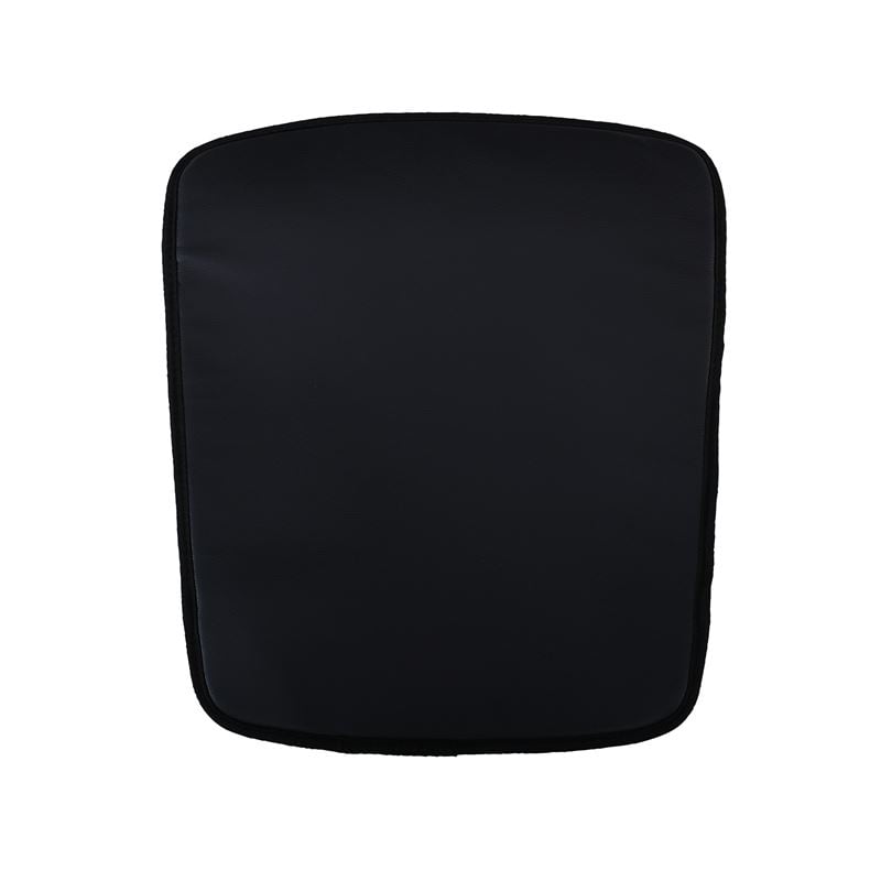 Възглавница за стол, FERIA, Черен, Изкуствена кожа, 38х45х1см.