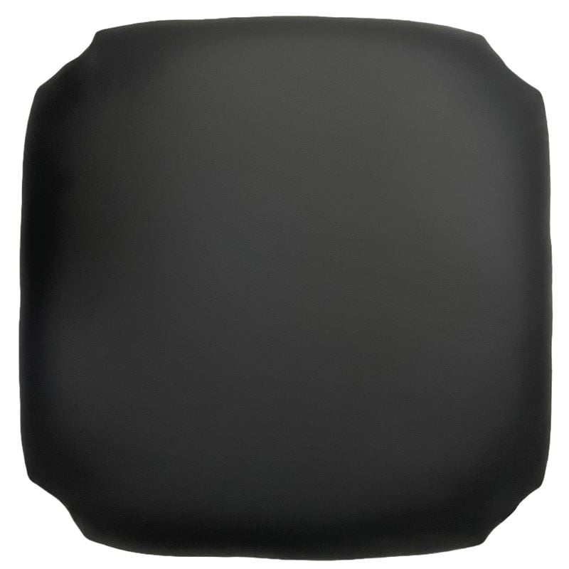 Възглавница за стол, Pu Black Seat, Черен, Текстил, 35х35х5см.