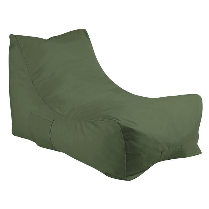 Пуф, LAZY Lounge Bean Bag, Зелен, Текстил, 70х106х67см.
