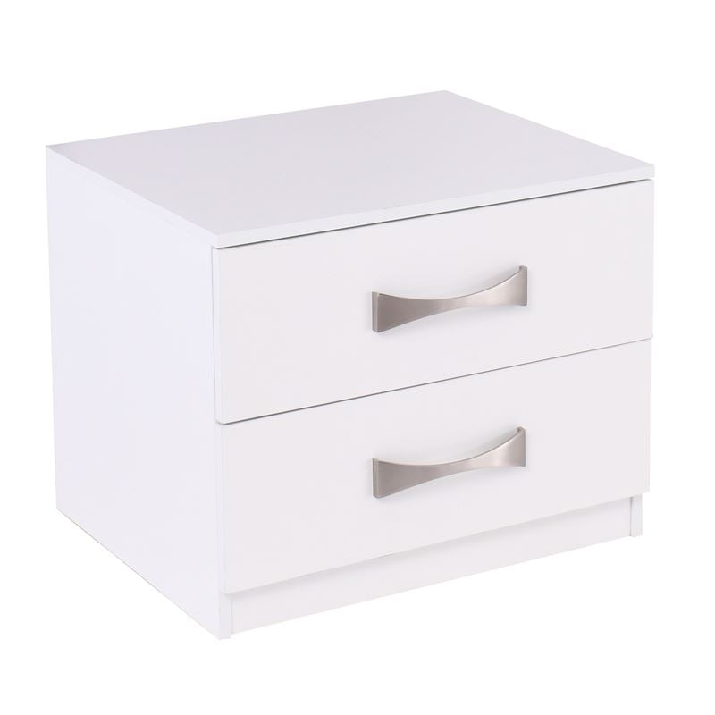 Нощно шкафче, LIFE, Бял, Мдф, 48х40х39см.