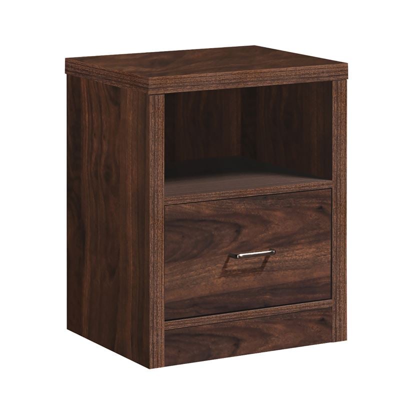 Нощно шкафче, CALIBER, Орех, Мдф, 47х39х60см.