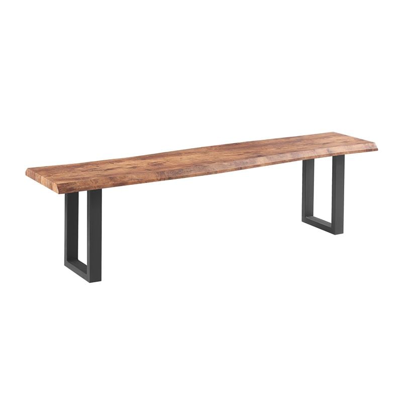 Пейка, LIZARD, Орех, Мдф, 180х40х47см.