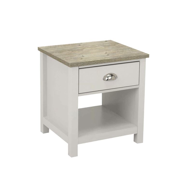 Нощно шкафче, LUхOR, Натурален, Мдф, 45х40х50см.