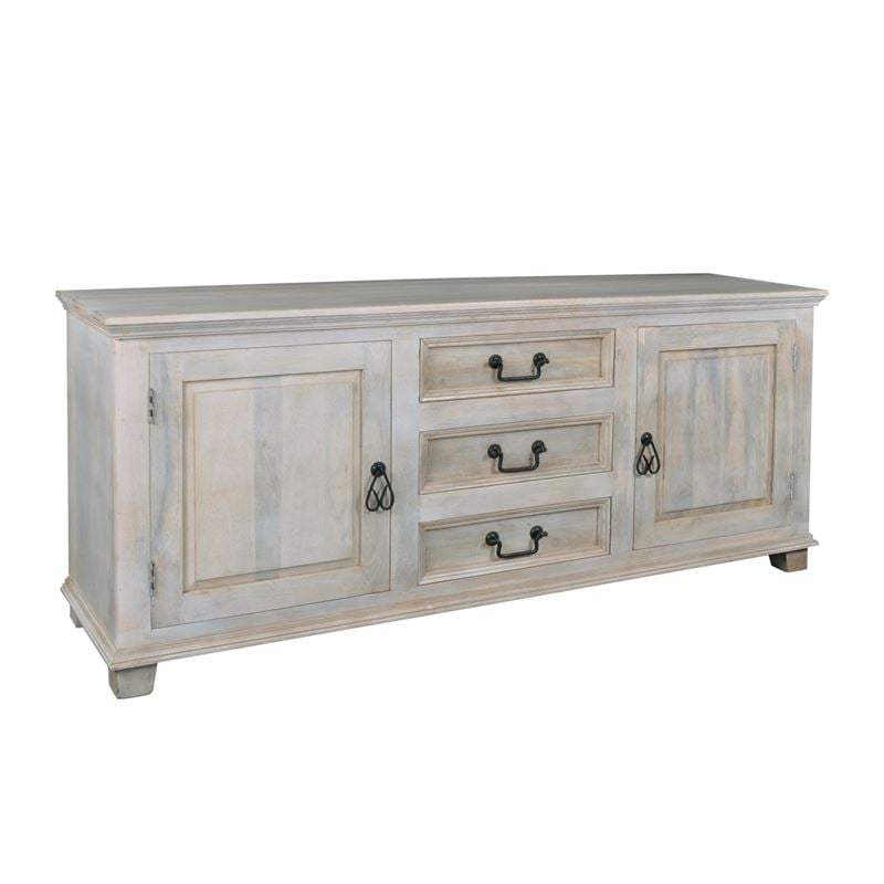 Бюфет, MAISON SARDAR, Бял, Дърво, 175х45х76см.