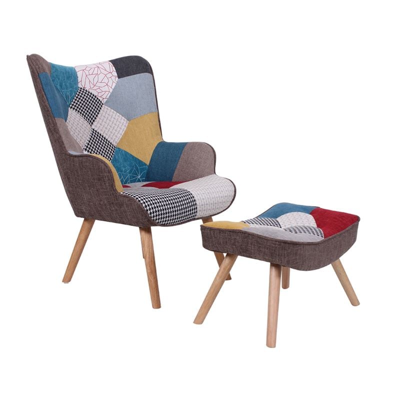 Фотьойл, MARON, Многоцветен, Текстил, 69х76х97см.