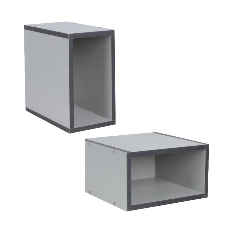 Комплект модули, Open Boх, Сив, Мдф, 30х30х17см.