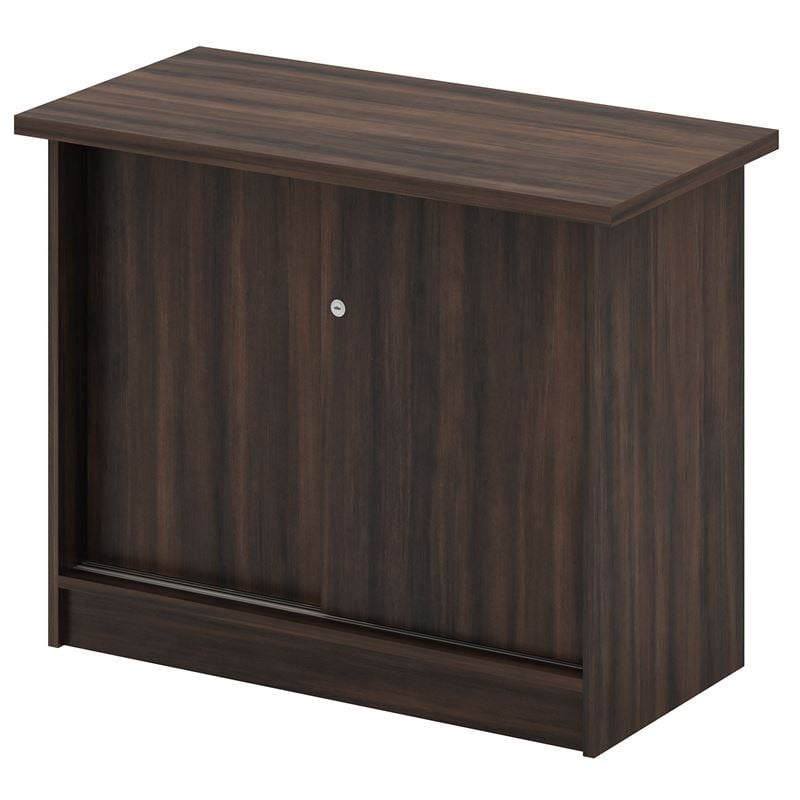 Шкаф, SIDE CABINET-A, Орех, Пдч, 90х45х70см.