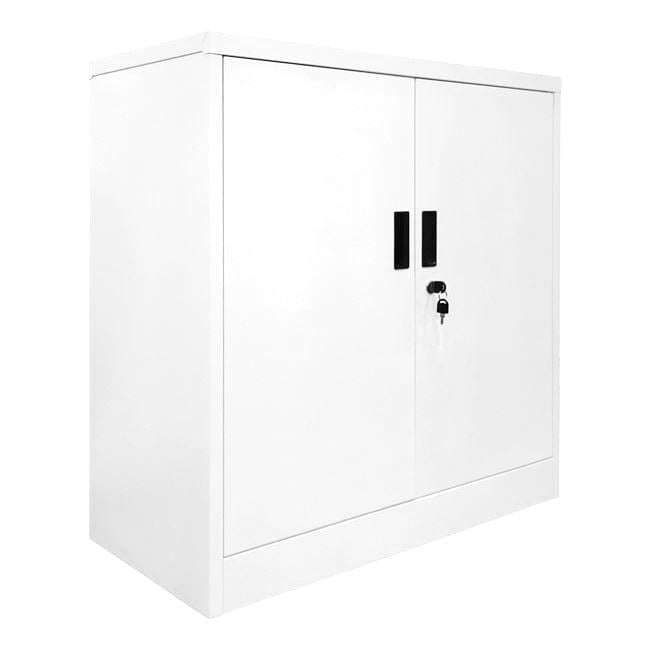 Метален шкаф, Е-00022588, Бял, Метал, 90х40х90см.