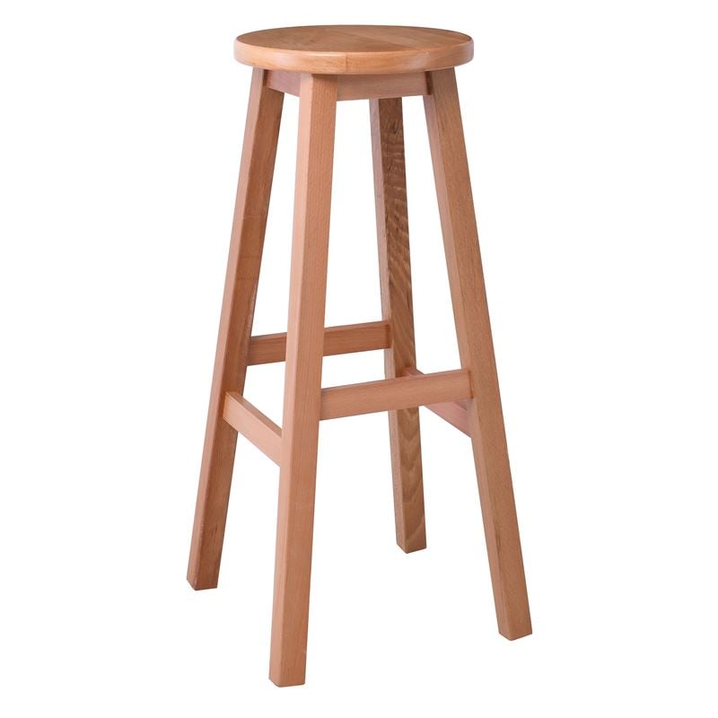 Бар стол, Beech, Натурален, Дърво, 35х35х7730см.