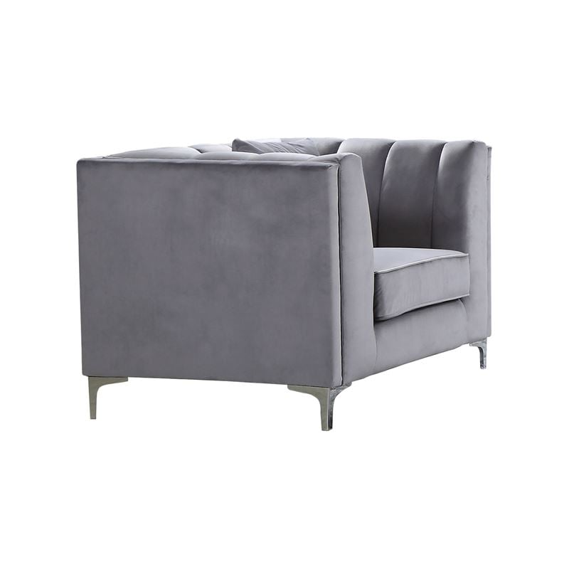 Фотьойл, PARSON, Сив, Текстил, 103х87х79см.