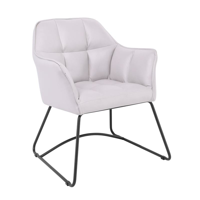 Кресло, POLLY, Сив, Велур, 67х64х82см.