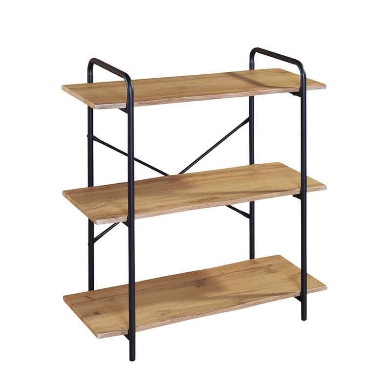 Етажерка, BOOKCASE, Натурален, Дърво, 80х34х80см.