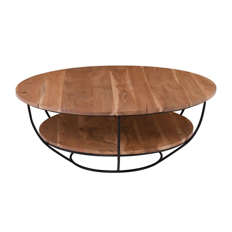 Маса, ROY-W, Черен-Орех, Метал, Дърво, 90х35см.