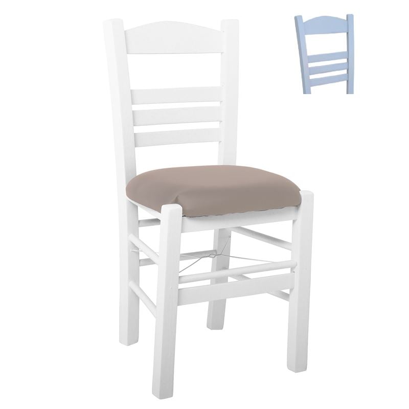 Стол, SIFNOS, Сив, Дърво, 41х45х88см.