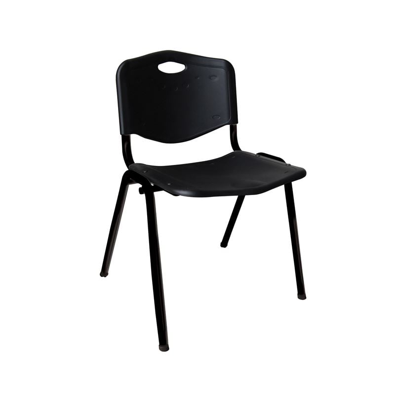 Стол, Chair, Черен, Пластмаса, 53х55х77см.