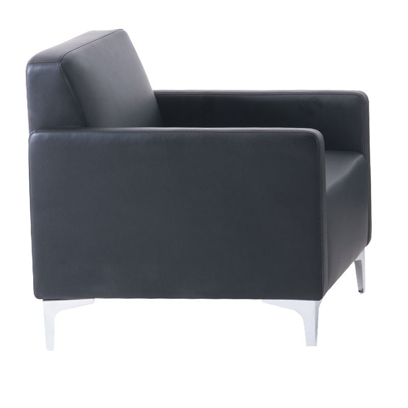 Фотьойл, STYLE, Черен, Изкуствена кожа, 64х71х72см.