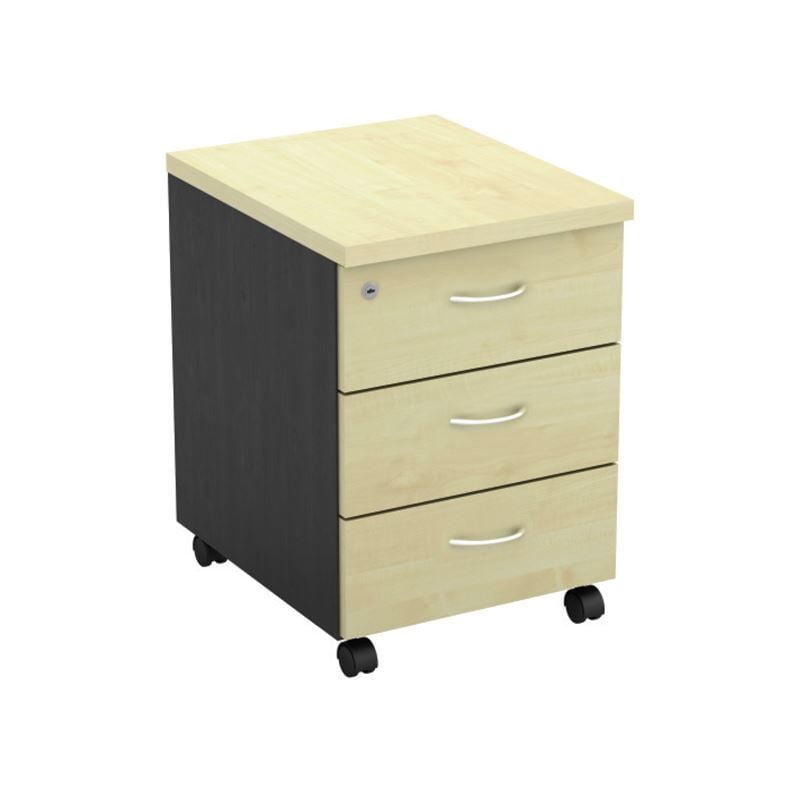 Шкаф, Α (3-Drawers), Натурален, Пдч, 40х48х56см.