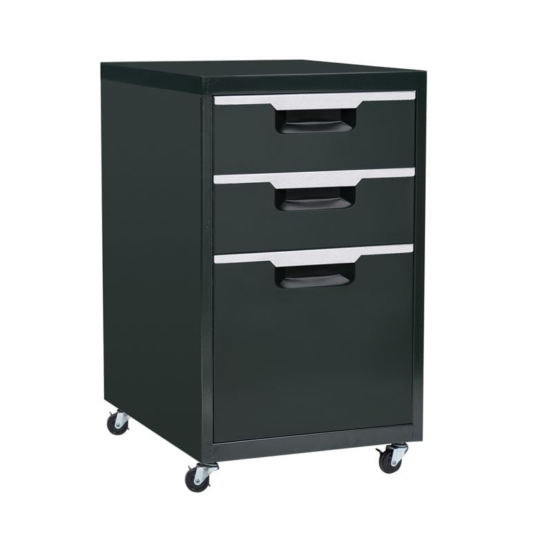 Шкаф, Ε-00021739, Черен, Метал, 40х50х67см.