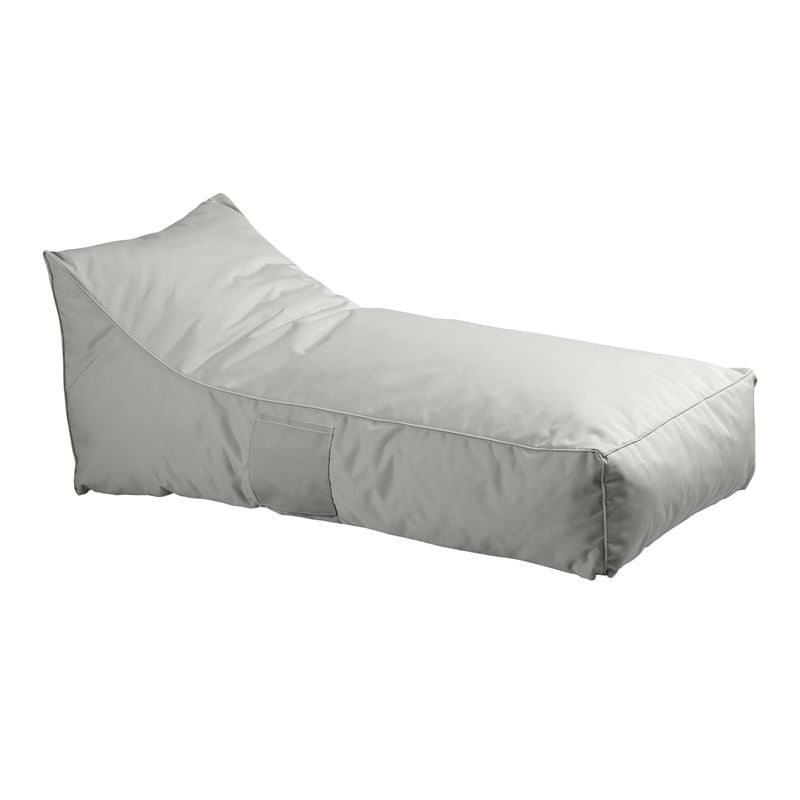 Пуф, TACO Lounge, Сив, Текстил, 70х140х60см.