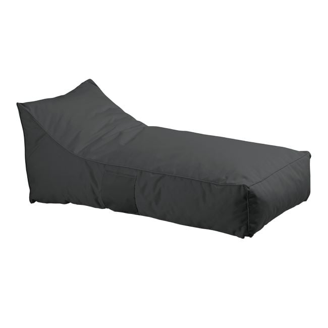 Пуф, TACO, Антрацит, Текстил, 70х140х60см.