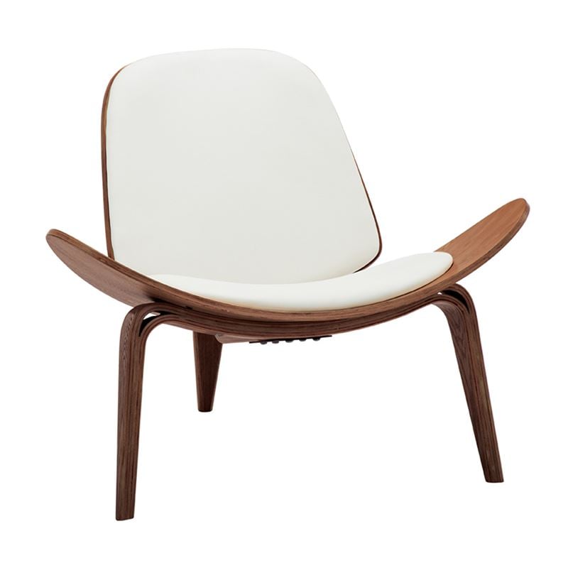 Фотьойл, TAYLOR, Бял, Изкуствена кожа, 90х76х75см.