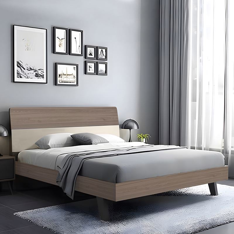 Легло, VANITY, Орех, Мдф, 161х201х98см.